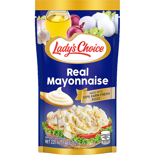 Lady's Choice Real Mayonnaise Regular Pouch | 220ml