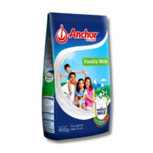 Anchor Family Milk 900g Plain
