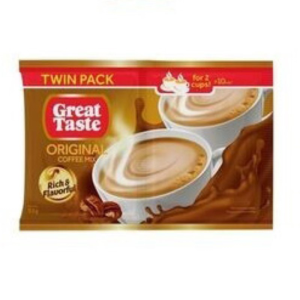 Great Taste 3in1 Coffee Mix Brown twin 33g