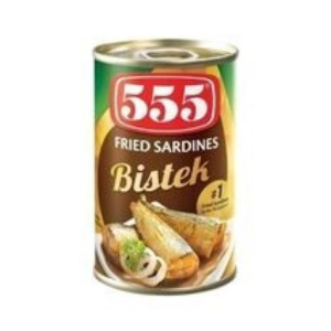 555 Fried Sardines Bistek 155g