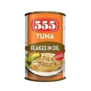 555 Tuna Flakes in Oil 155g