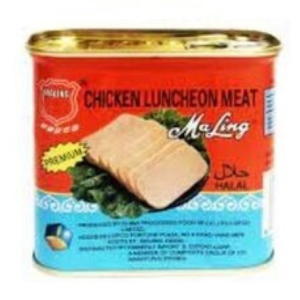 Maling Premium Chicken Luncheon Meat 340g Rectangle