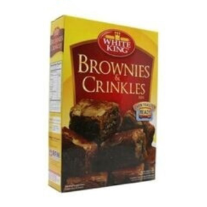 White King Fudge Brownie Crinkle Mix 500g